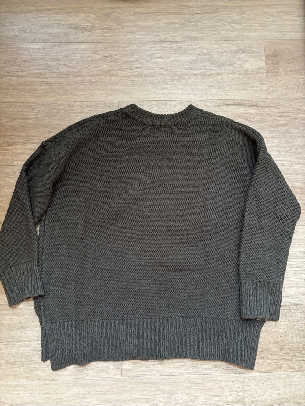 knot sisters Olive Green Crewneck Sweater - Picture 3 of 3